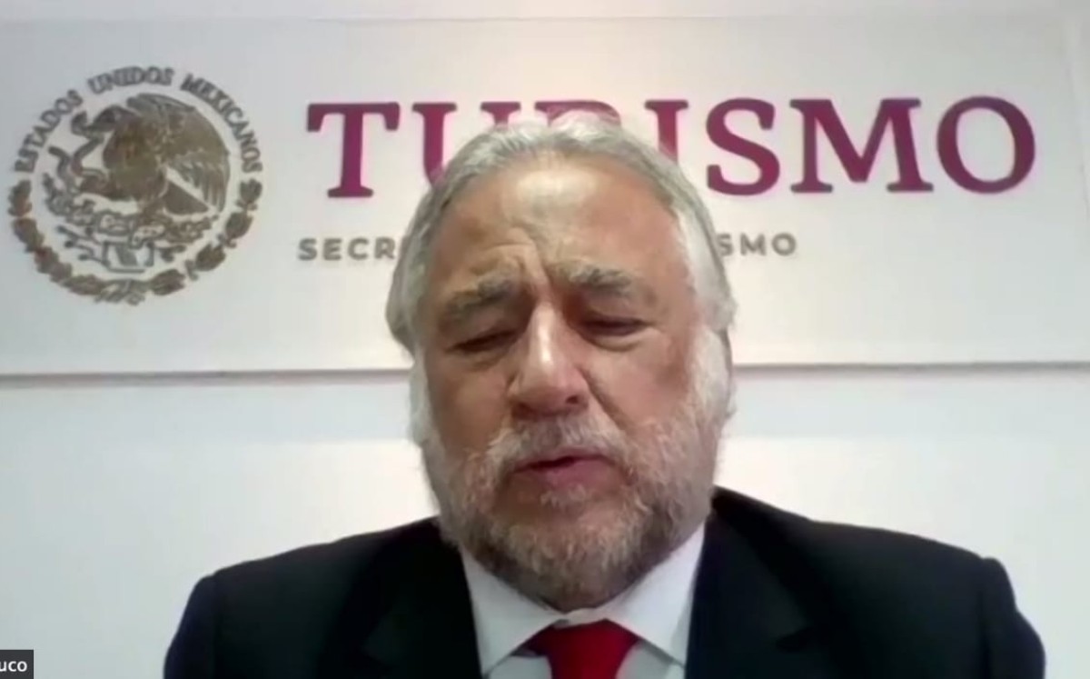 Miguel Torruco Marqués, titular de Sectur en videoconferencia. Foto: (Especial)