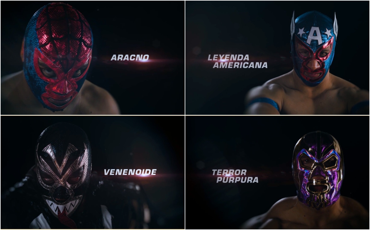 Nuevos luchadores de Triple A en colaboración con Marvel (Marvel)