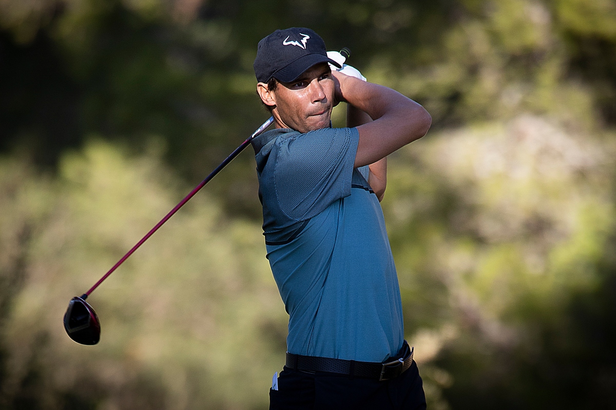 Rafael Nadal, sexto en el campeonato de Baleares de golf (AFP)