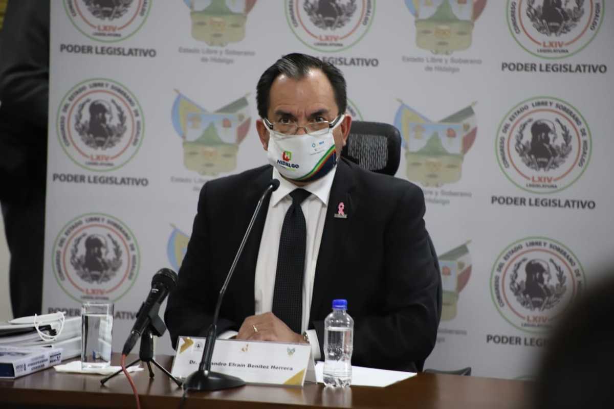 Alejandro Efraín Benítez Herrera, secretario de salud de Hidalgo. (Cortesía)
