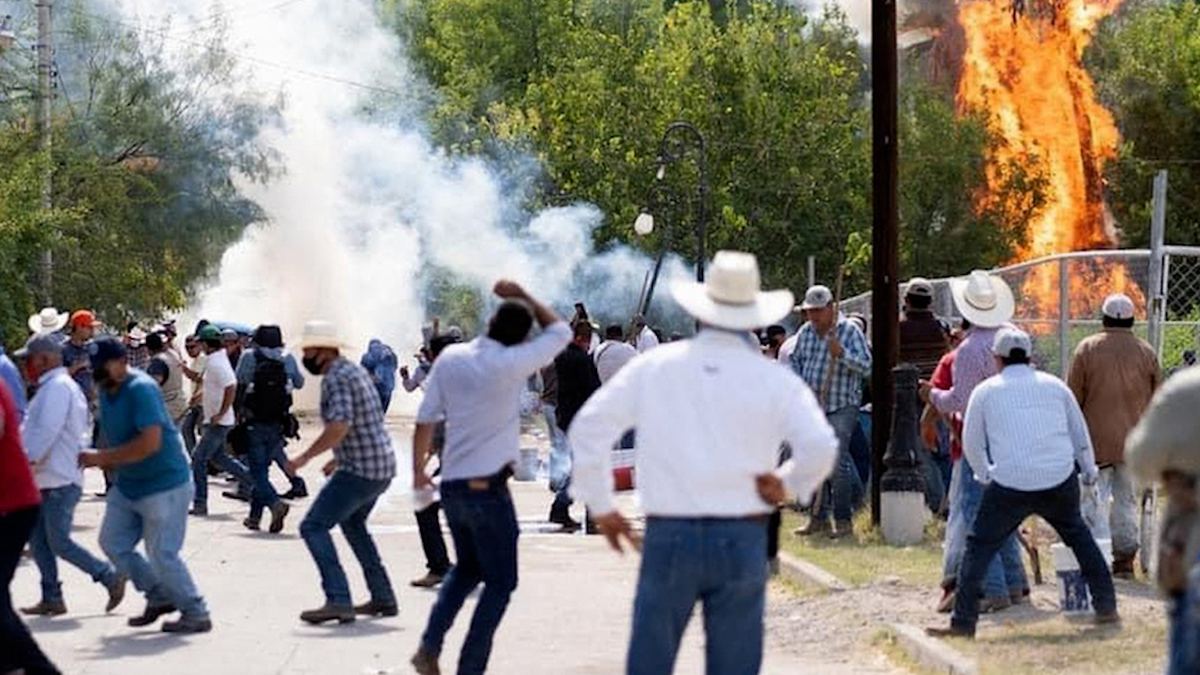 Caen 6 de la Guardia Nacional por muerte de mujer en protesta por agua en Chihuahua