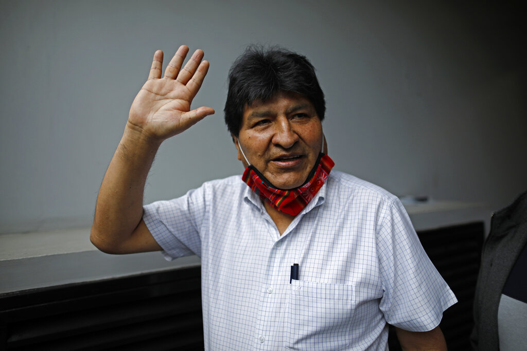 Evo Morales lleva más de un año fuera de Bolivia tras las elecciones presidenciales de hace un año. (AP)