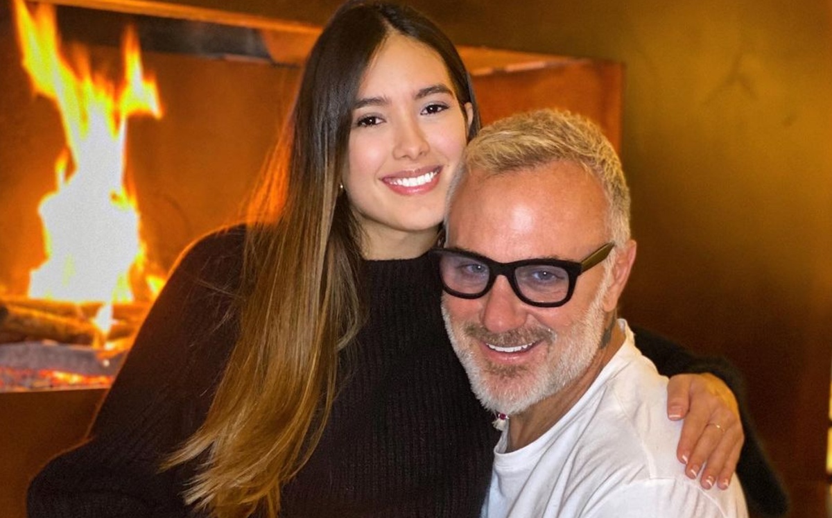 Gianluca Vacchi y Sharon Fonseca compartieron la noticia (Instagram).
