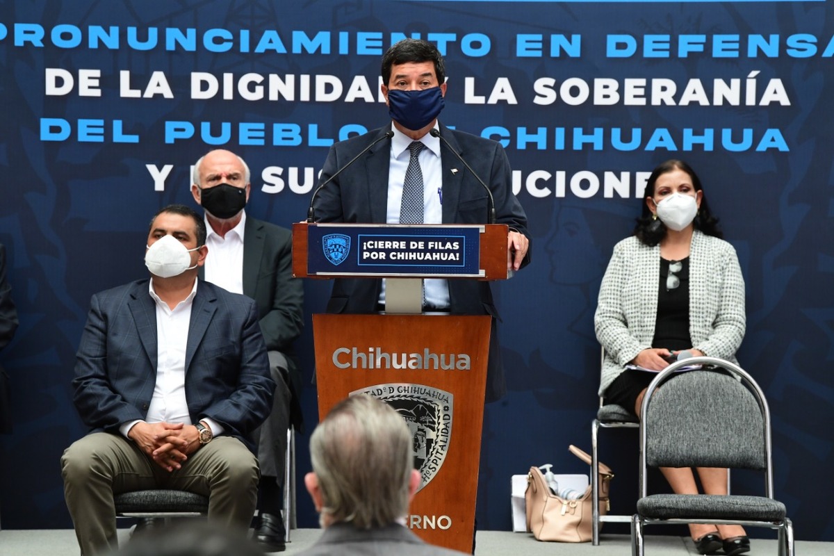 El gobernador de Chihuahua, Javier Corral Jurado. (Juan José García Amaro)