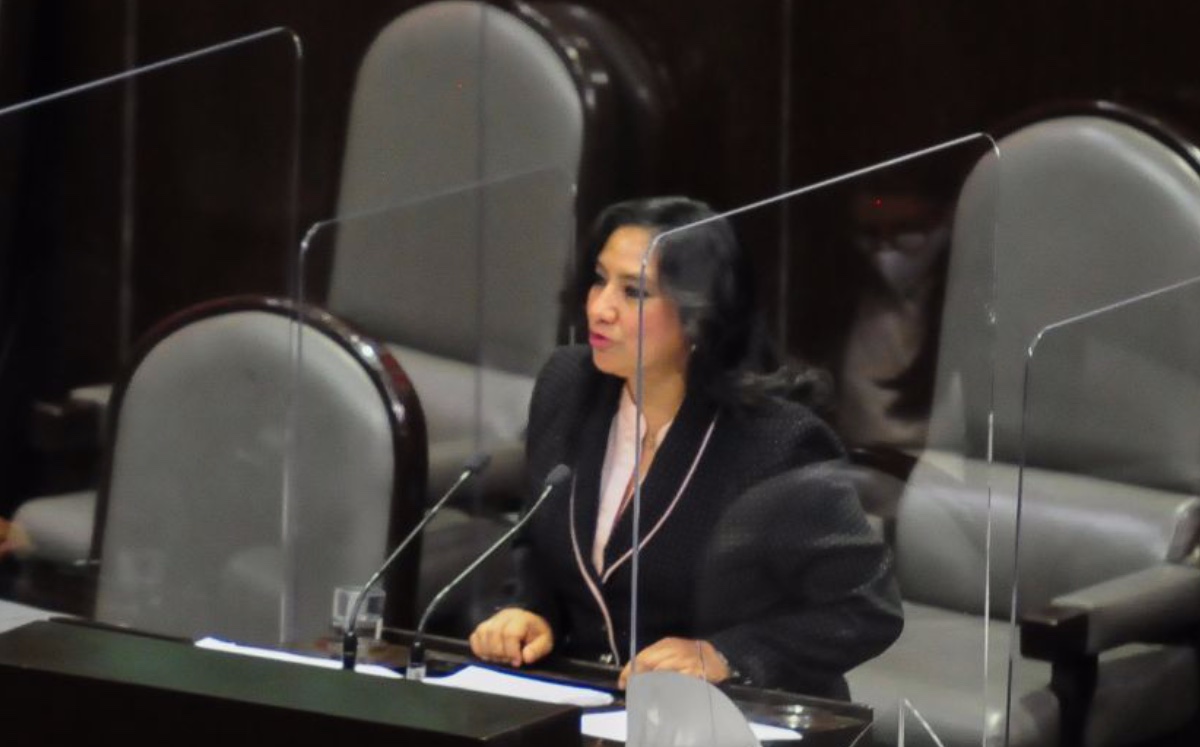 La secretaria de la Función Pública en comparecencia ante la Cámara de Diputados. (Cuartoscuro)
