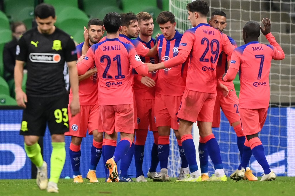Chelsea golea a Krasnodar en Champions (AFP)