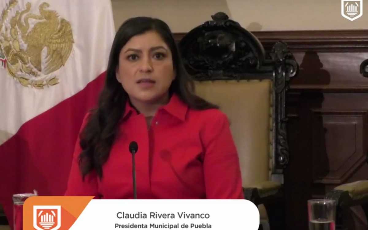 Claudia Rivera Vivanco, presidenta municipal de Puebla. (Especial)