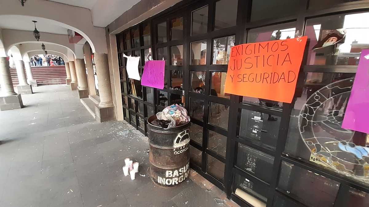 Lamentó y condenó los actos violentos que se registraron en esta manifestación.