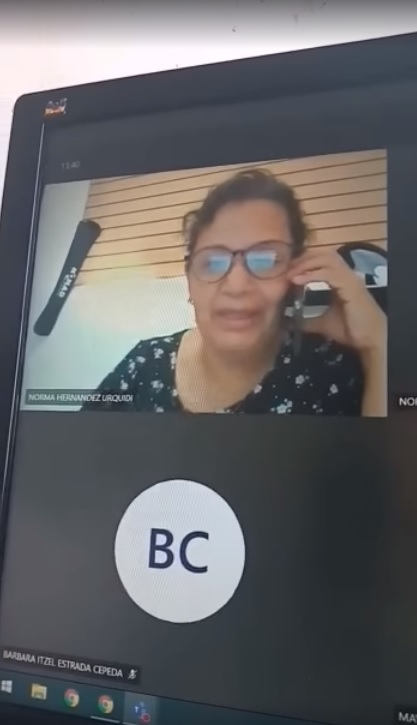 La maestra es de la escuela secundaria Profr. Federico Berrueto Ramón de Saltillo. (Especial)