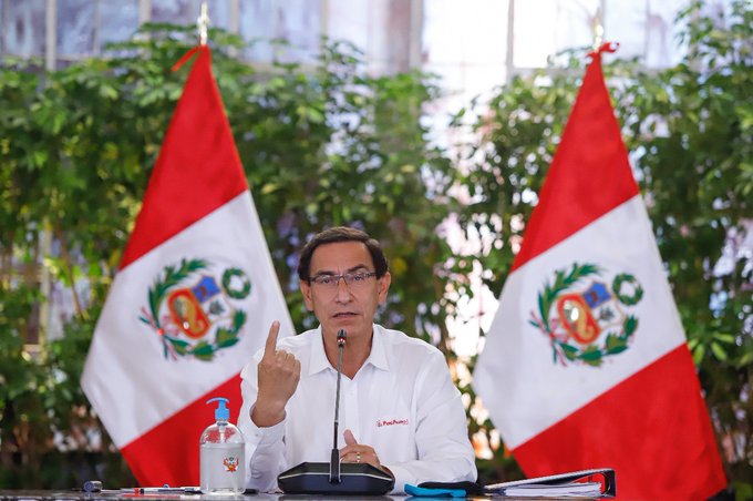 Martín Vizcarra, presidente de Perú | Twitter/@presidenciaperu