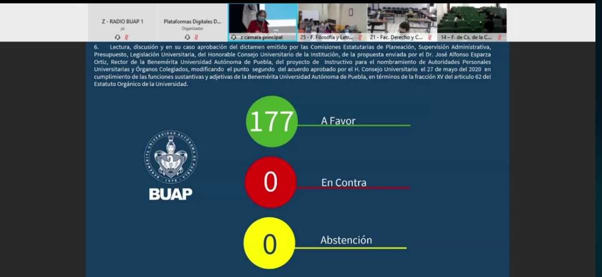 Los consejeros universitarios aprobaron, con 177 votos a favor. (Especial)