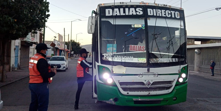 Los operativos se realizarán por las mañanas en horas pico. (Especial)