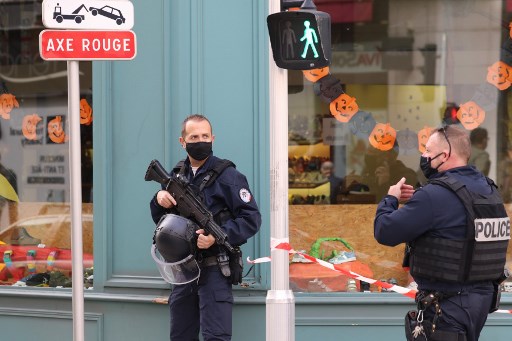 Tres muertos en un atentado terrorista en la ciudad francesa de Niza. (AFP)