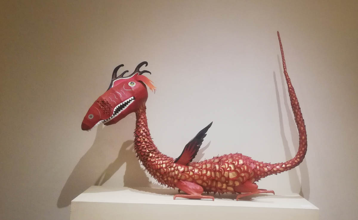 Una de las piezas de la exposición en Casa ITESO Clavigero  (Enrique Vázquez)