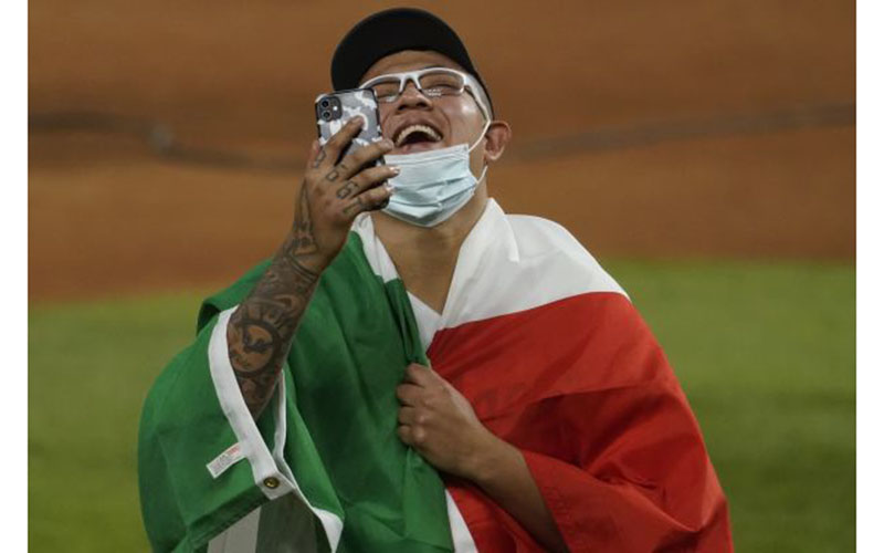 Joven maravilla. Julio Urías ha tenido una carrera meteórica con los Dodgers. (AP)