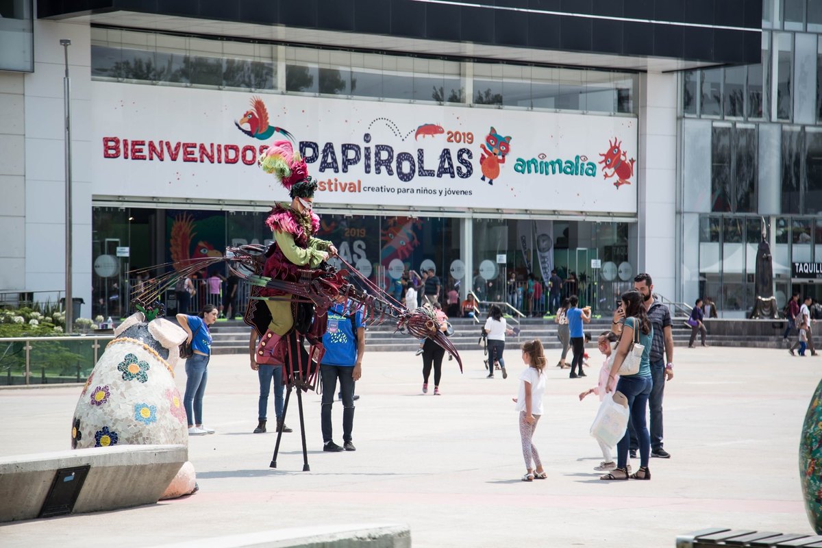 Así lucía la entrada de la habitual sede del festival Expo Guadalajara en 2019 (Cortesía)
