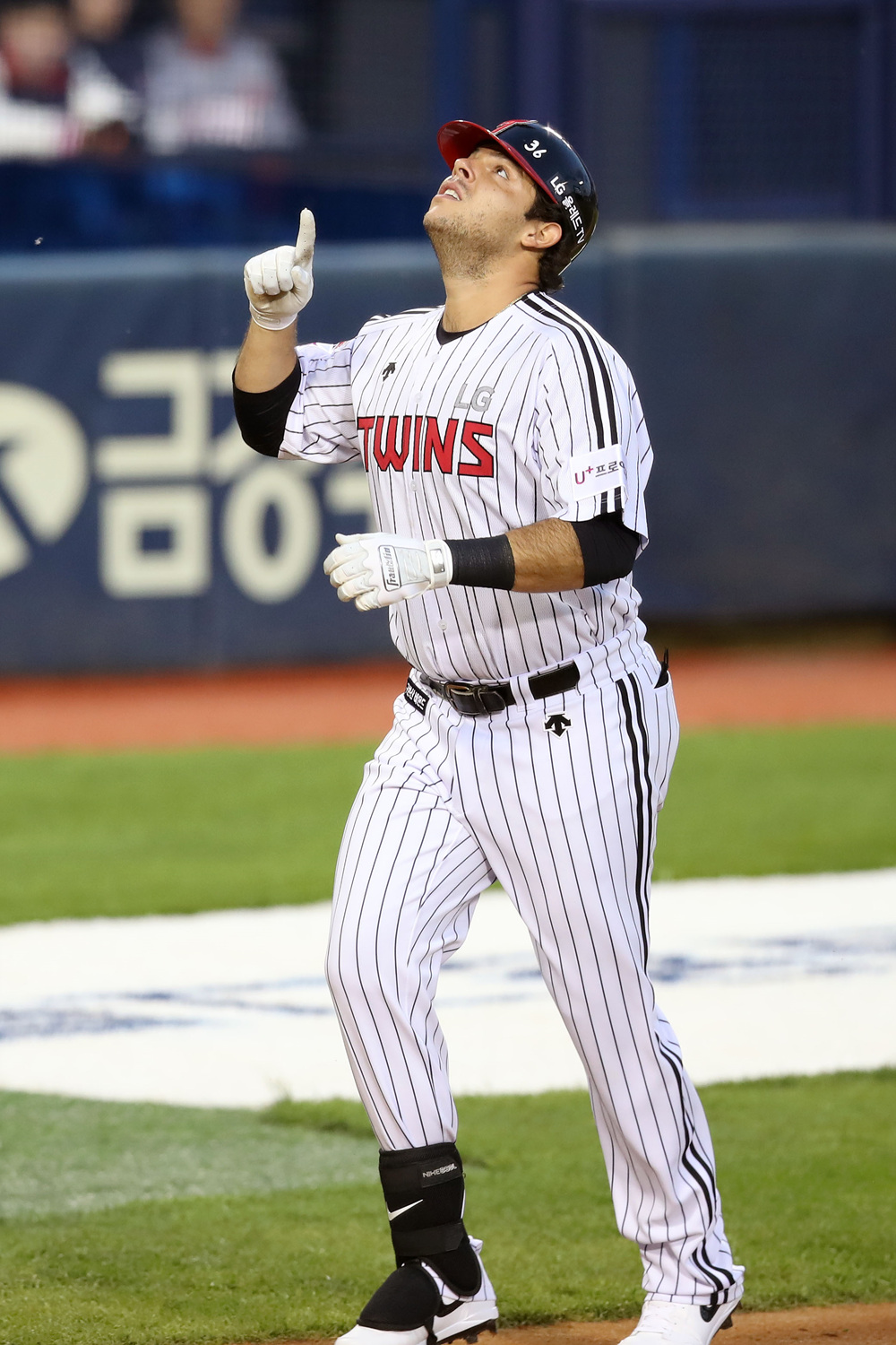 Roberto Ramos, con los LG Twins (Especial)