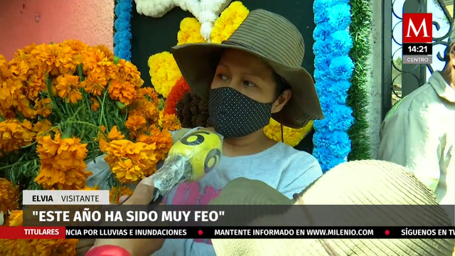 Aprovechan vendedores de flores último día de panteones abiertos