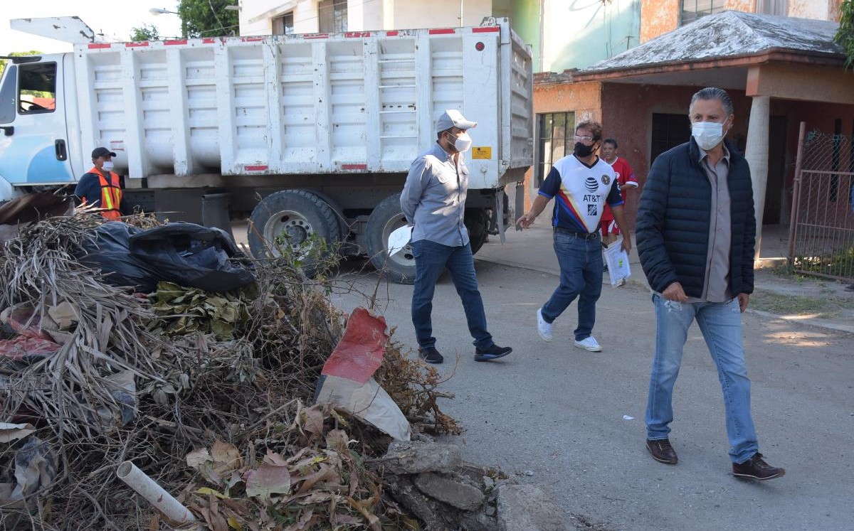 Jesús Nader emprende mega jornada de limpieza en la zona norte. (Cortesía)