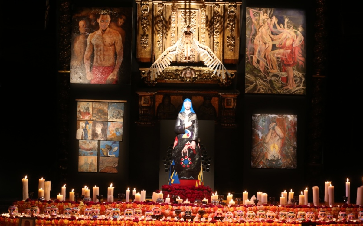 Ofrenda ‘El altar de muertos el mundo iluminado’ (Octavio Hoyos).
