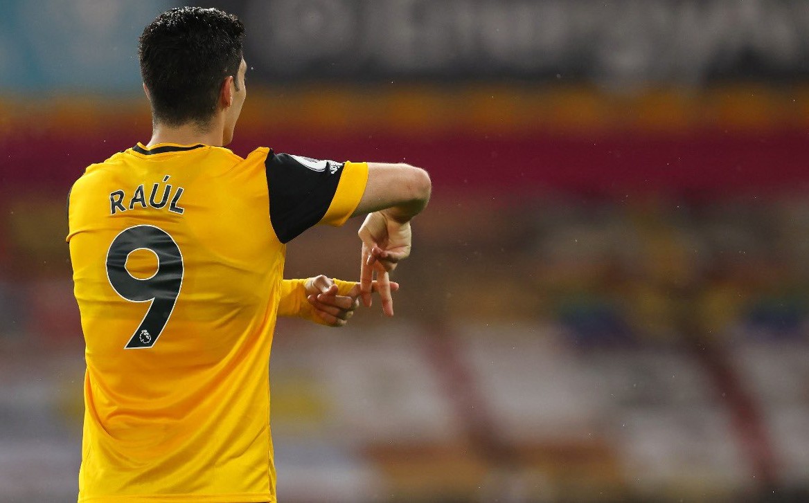 Raúl Jiménez, jugador del Wolverhampton (Twitter @WolvesEspanol)