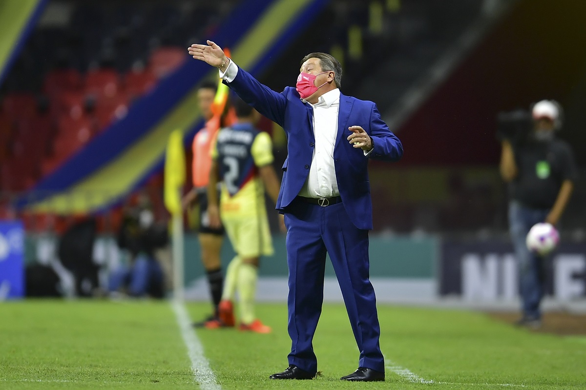 Miguel Herrera, en el partido contra Tigres (Mexsport)