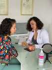 La dermatóloga Rosa López tiene actualemnte un consultorio privado (Derma Atelier) en la Ciudad de México, quien junto la doctora KenyaIllinois Sáyago ayuda a sus pacientes.