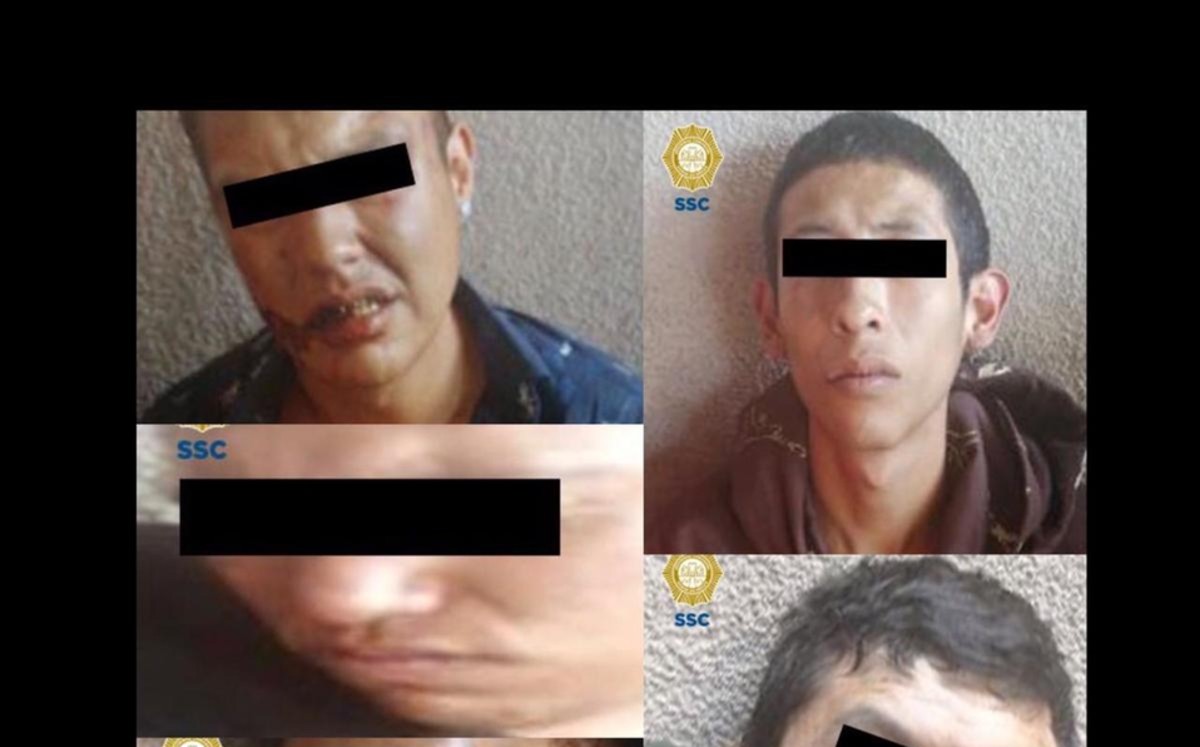 Detienen a cinco presuntos asaltantes en Iztapalapa; despojaron de su arma a policía