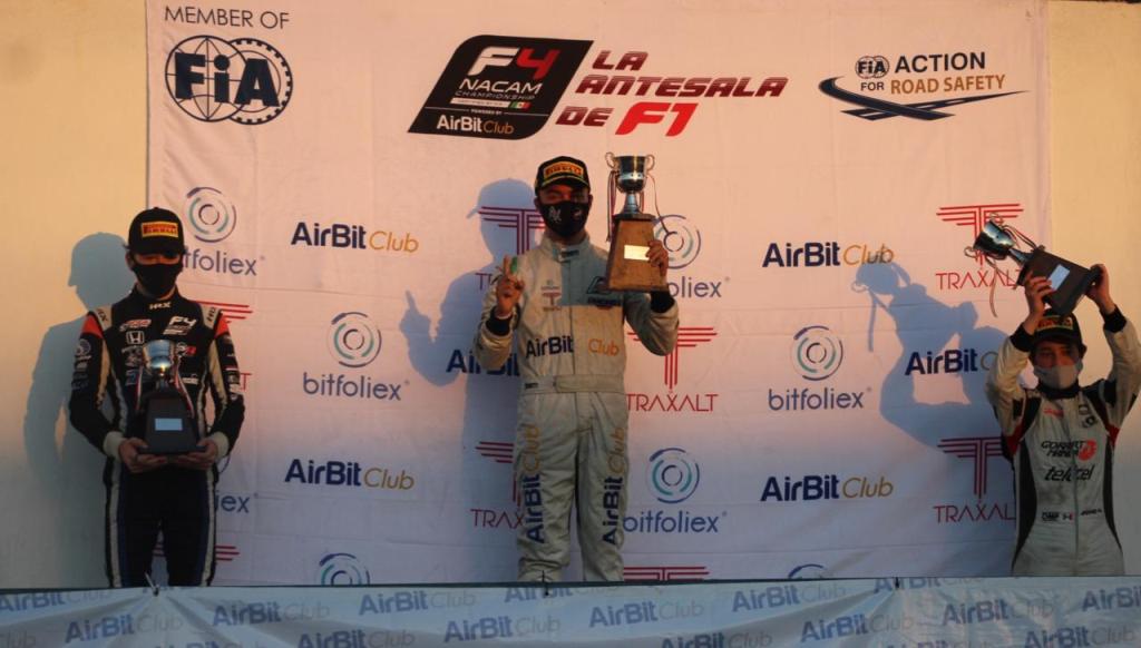 Noél León, campeón de la Fórmula 4 Nacam 2020