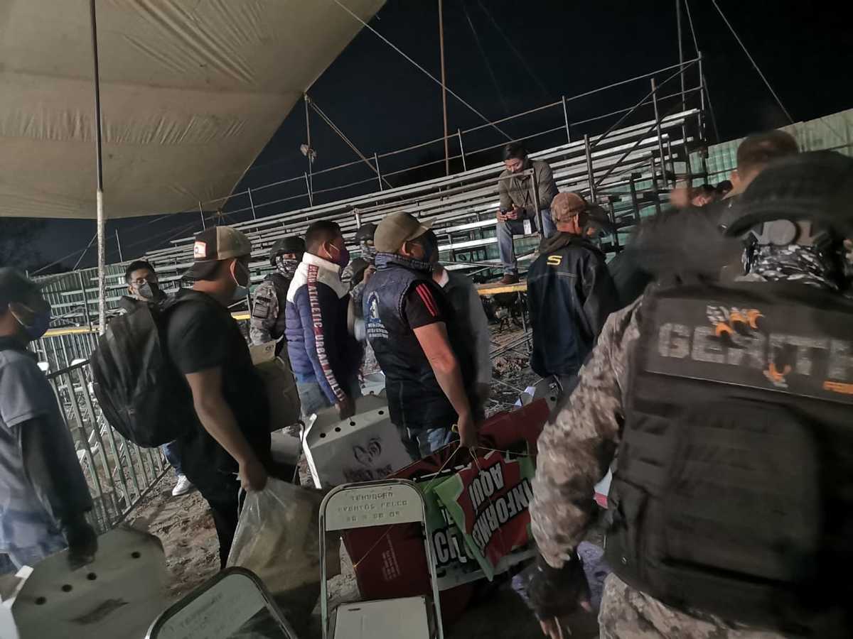 El palenque se instaló el pasado sábado en esa demarcación. (Apolonia Amayo)