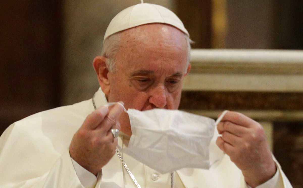 Papa Francisco ante la pandemia de covid-19. (AP)
