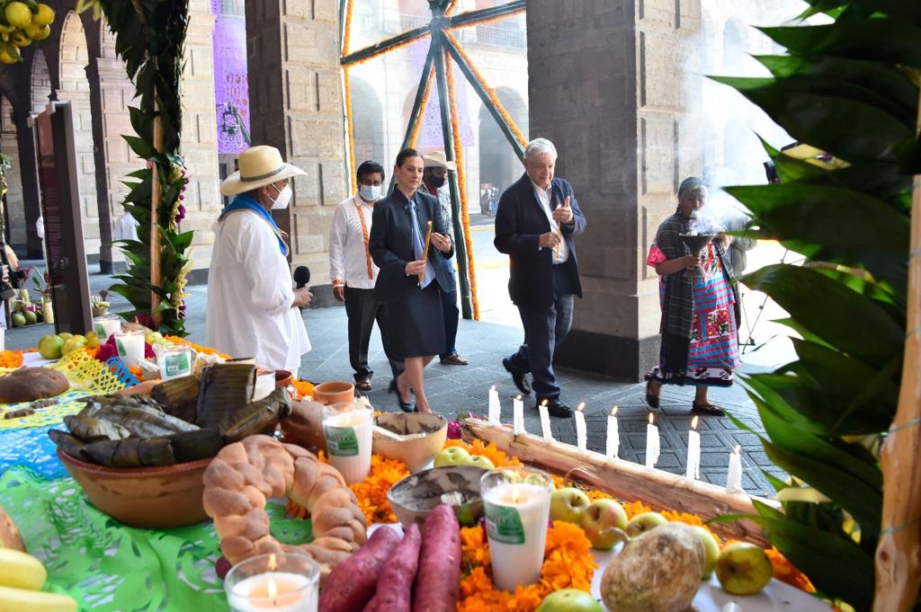 Piden indígenas otomíes de San Luis de la Paz apoyo a AMLO. ESPECIAL