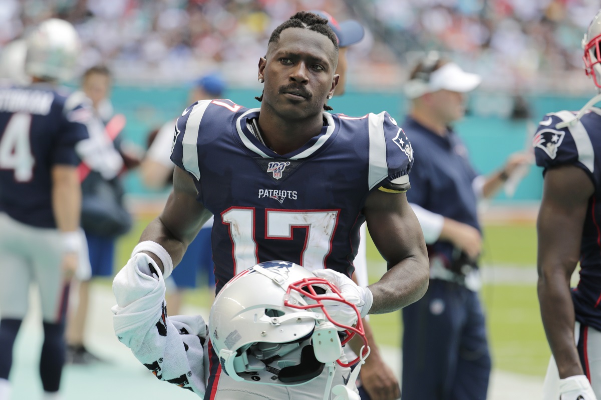 Antonio Brown, ex jugador de Nueva Inglaterra (IAP)