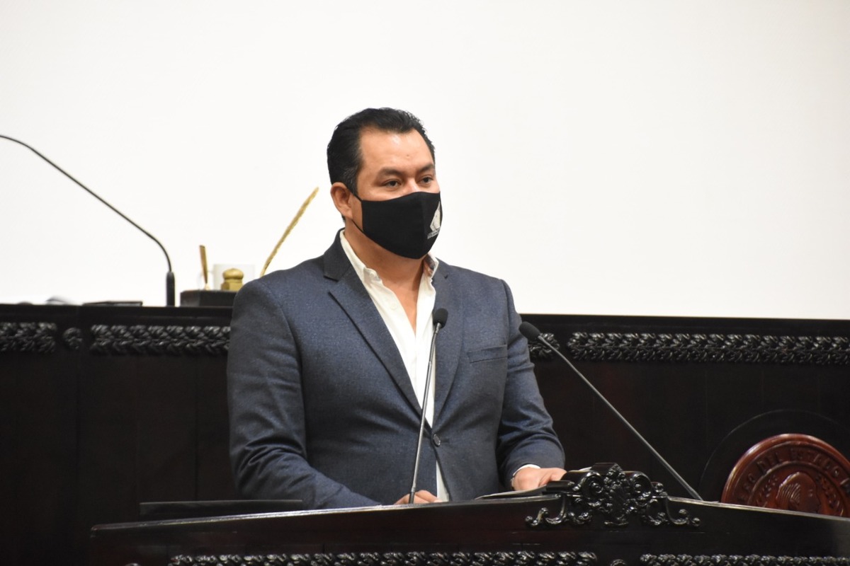 Asael Hernández Cerón, presidente de la Junta de Gobierno de la LXIV Legislatura de Hidalgo. (Cortesía)