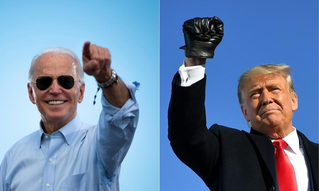 Joe Biden y Donald Trump en la carrera por la Casa Blanca. | AFP