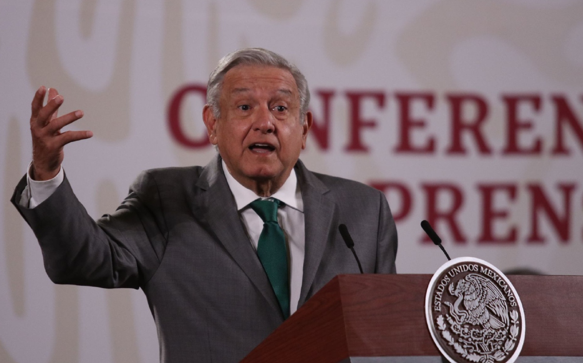 El presidente Andrés Manuel López Obrador en La Mañanera. (Cuartoscuro)