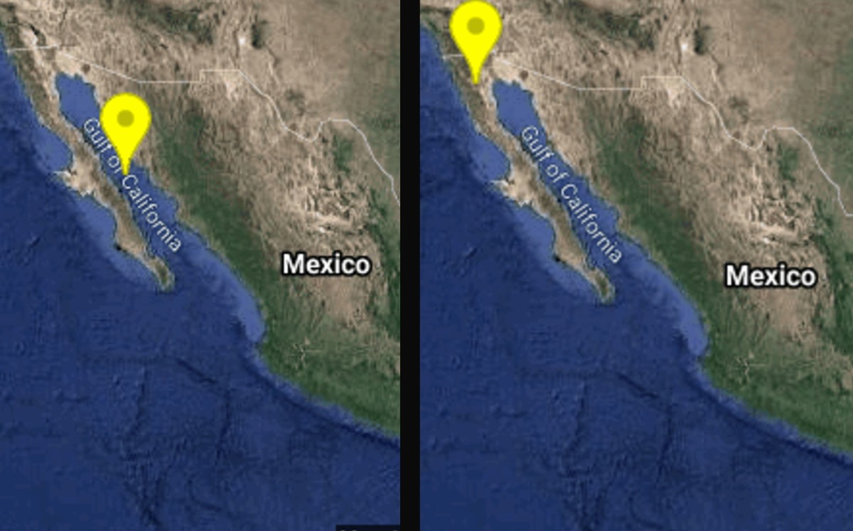Sismo sacude Baja California y Baja California Sur hoy 3 de noviembre por la madrugada. (SSN)