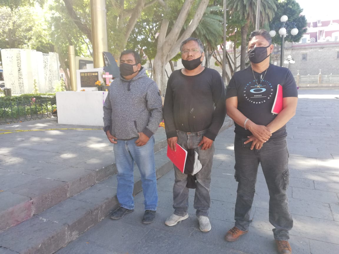 Trabajadores de la empresa Gas1. (Verónica López)