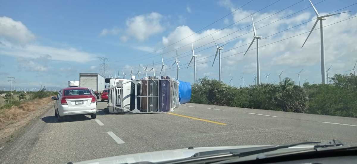 La zona de mayor riesgo es en el tramo La Venta-La Ventosa. (Tomada de @CEPCO_GobOax)