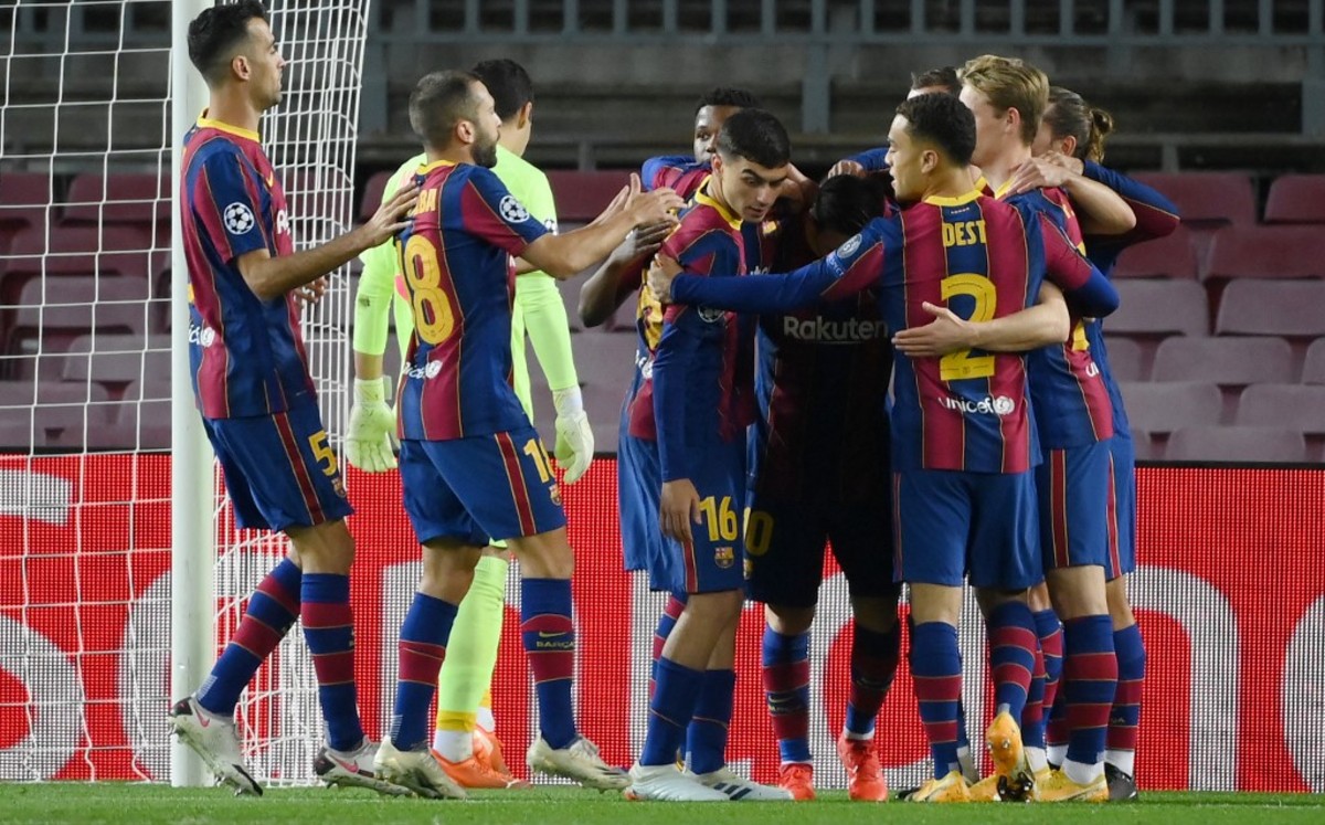 Barcelona es líder del grupo G de Champions League con nueve puntos (AFP)