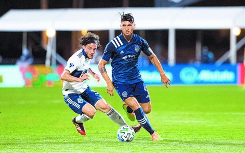 Buenas cifras. En su primer año en la MLS, Pulido ha marcado 8 goles con Kansas. (Cortesía MLS)