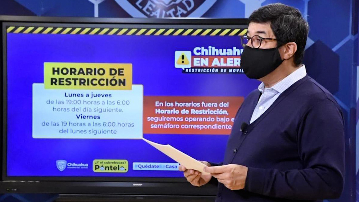 Corral propone ley para hacer obligatorio uso de cubrebocas en Chihuahua