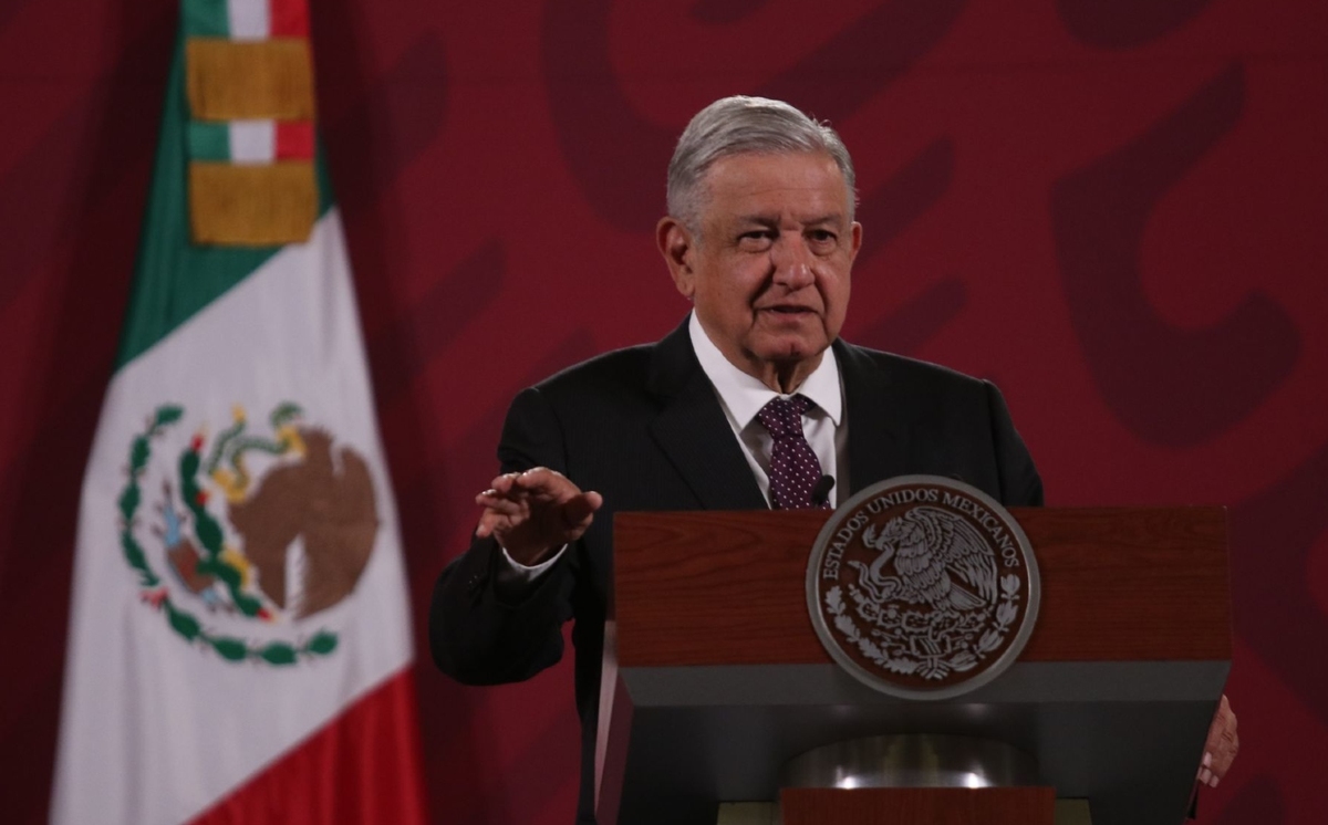 El Presidente durante su conferencia matutina del 04 de noviembre. (Cuartoscuro)