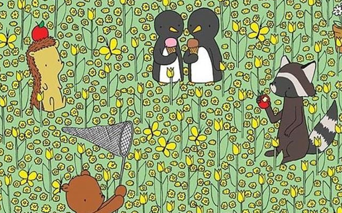 La imagen completa del reto visual está más abajo (Instagram).