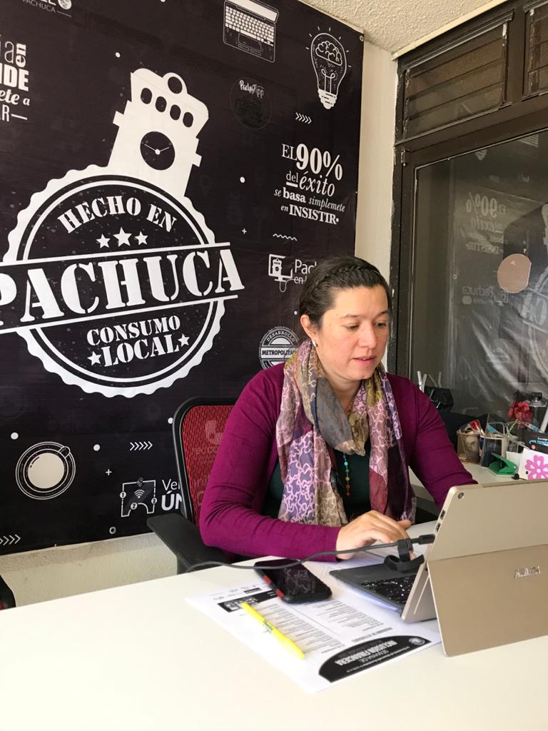 María Elena Hurtado Vilchis, titular de la Sedeco Pachuca. (Cortesía)