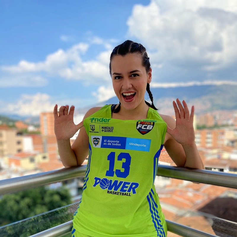 Myriam Lara Ackerman, la basquetbolista que espera innovar en Colombia (Cortesía)