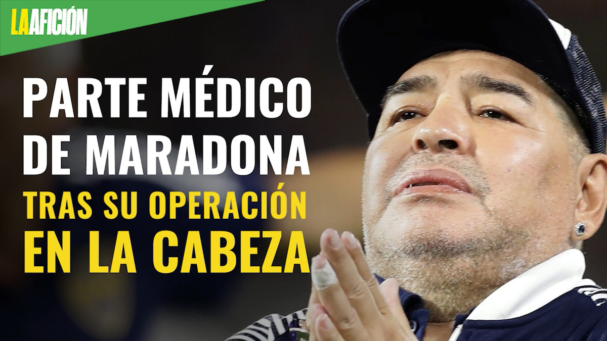 Parte médico de Maradona tras su operación en la cabeza, ¿tendrá secuelas?