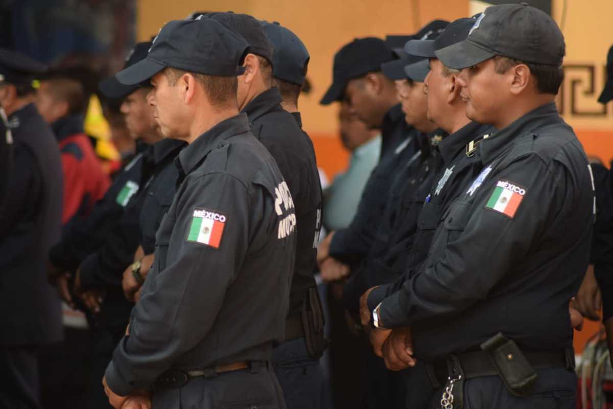 Policía Municipal de Tula de Allende. (Francisco Villeda)
