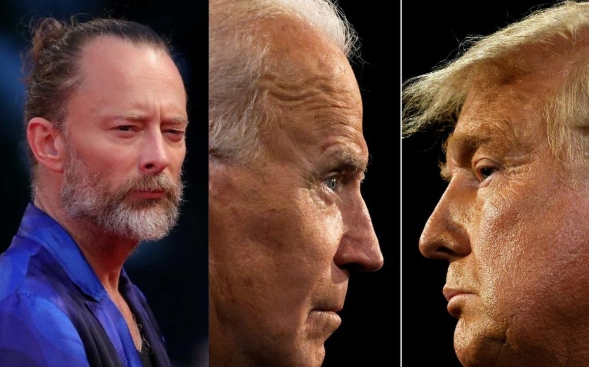 Thom Yorke criticó a Biden y Trump (Especial)
