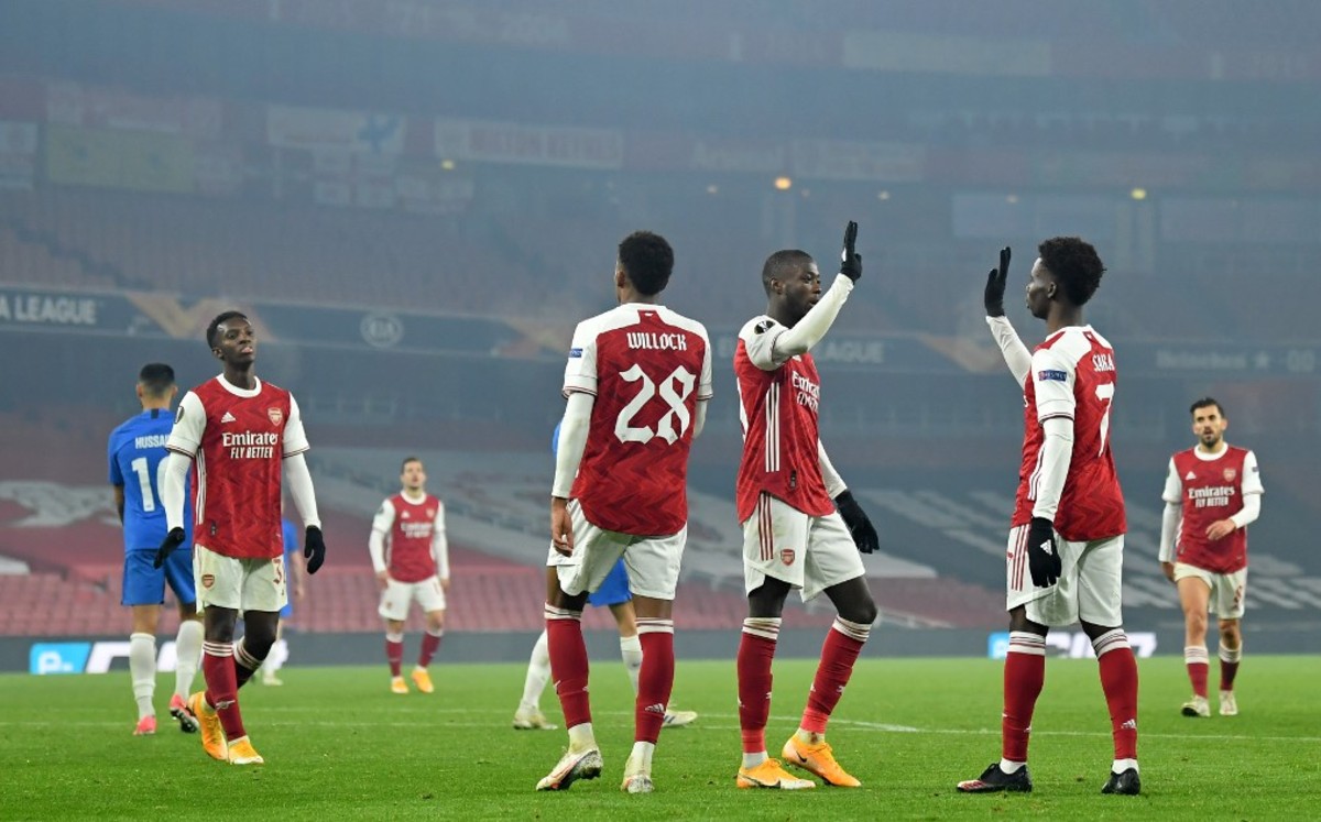 Arsenal sufre para derrotar a un combativo Molde en Europa League (AFP)